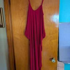 Elegant Red Women's Dress